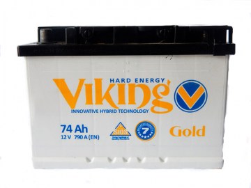 Viking Gold 74Ah R+ 790A